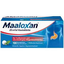 MAALOXAN Kautabletten bei Sodbrennen & Magenschmerzen