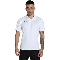 Puma teamGOAL Polo weiß S