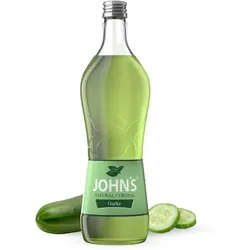 JOHN'S Gurke Sirup Cucumber Natural Cordial 0,7L Glas