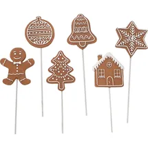 Figurendiscounter Figur Pfefferkuchen-Stecker 20 x 6 x 1 cm braun otto_nein
