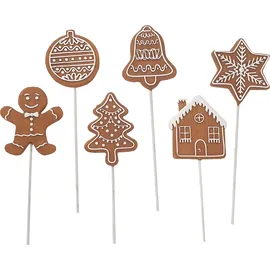 Figurendiscounter Figur Pfefferkuchen-Stecker 20 x 6 x 1 cm braun otto_nein