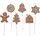 Figurendiscounter Figur Pfefferkuchen-Stecker 20 x 6 x 1 cm braun otto_nein