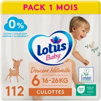 Lotus Baby Douceur Naturelle – Höschen, Größe 6 (16-26