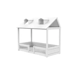 Lifetime Hausbett Beach House 211 x 179 x 114 cm Kiefer massiv weiß