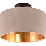 OTTO home Jerrett 2 rund beige/gold Ø 30cm Höhe 22cm