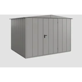 EcoStar Gerätehaus Elegant-S Typ 3 graualuminium Einzeltür
