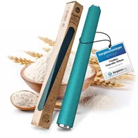 TreeBox Nudelholz - Teigroller aus Silikon und Edelstahl - Modernes Nudelholz ohne Griffe mit Antihaftwirkung, Fondant und Teig im Handumdrehen ausrollen, Backutensilien