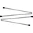 Big Agnes Accessory Backpacking Tarp Poles silver