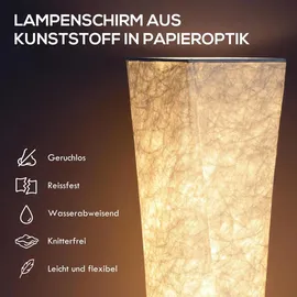 Homcom LED Stehlampe 3 Helligkeitsstufen Warmweiß