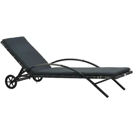 vidaXL Sonnenliege 200 x 65 x 37 cm Anthrazit