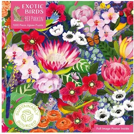 Sonstige Verlage Puzzle Puzzle - Bex Parkin, Exotische Vögel, 1000 Puzzleteile