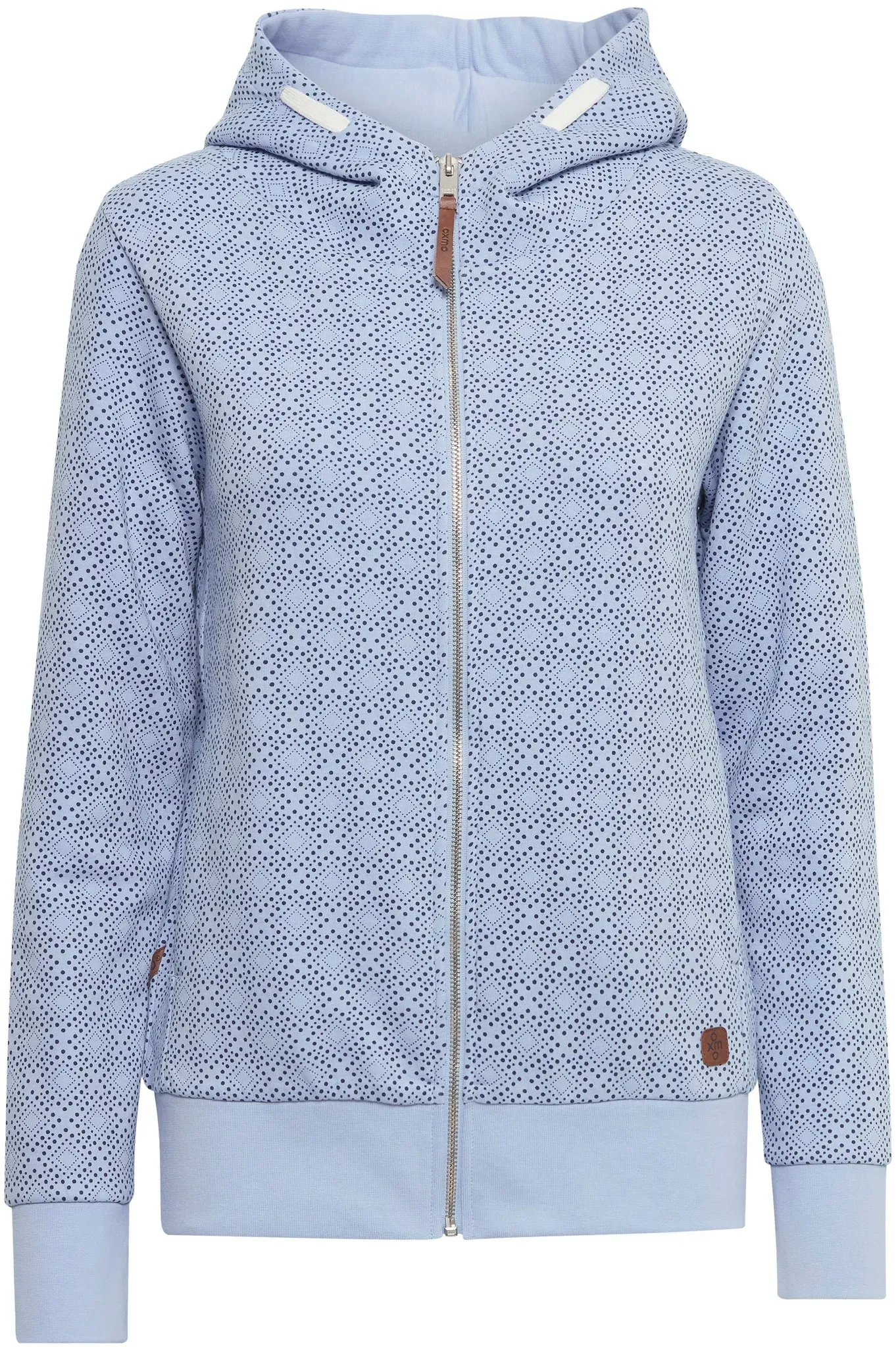 OXMO Kapuzensweatjacke »Kapuzensweatjacke OXVendela« OXMO Brunnera Blue S