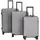Hti-Living Koffer-Set 3-tlg. schwarz