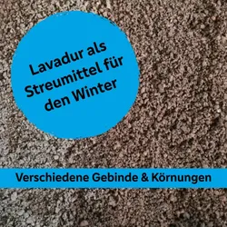 Splitt Lavadur Streusalz Ersatz in verschiedenen Körnungen