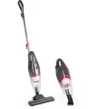 Beldray BEL0770N-GRY 2-in-1-Multifunktions-Handstaubsauger, leicht, für mehrere Oberflächen, beutellos, HEPA-Filter, Staubbehälter 1 l, 600 W, Schlitzschneider/Bürste, Grau