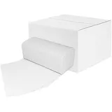 Papierhandtücher 23 x 21 cm | 2-lagig Weiß | ZZ-/V-Falz Falthandtücher | 20 x 200 Stk. (ca. 4000 Blatt)
