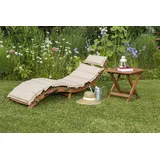 MX Gartenliege Ipanema 3tlg. Sonnenliege Relaxliege Poolliege Wellnesliege