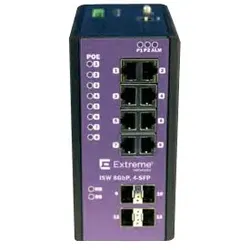 Extreme Networks ExtremeSwitching Industrial Ethernet Switches ISW 8GBP,4-SFP -