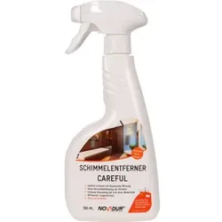 NOVADUR Schimmelentferner Careful, entfernt mühelos Stockflecken, Pilzansätze und Bakterien, 500 ml - Flasche