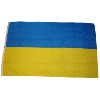 trends4cents Flagge Fahne Ukraine 250 x 150 cm mit 3 Metallösen Hissflagge