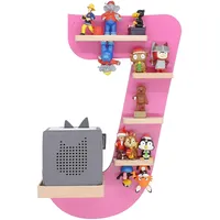 BOARTI Kinderregal Buchstabe J Holz rosa
