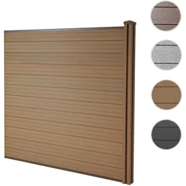 Mendler Windschutz 1,88 m braun WPC