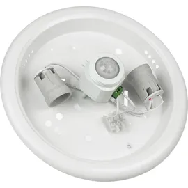 Maclean Brackets LED-Plafon mit PIR-Sensor Maclean, Decke, mit LED-Lichtquelle, 2x max. 40W, E27, 220-240V 50/60Hz, MCE324 + 2xMCE268