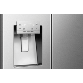 Hisense RS 818 N 4 TIE 1 Side-by-Side (632 l, E, 1790 mm hoch, Inox-Look)