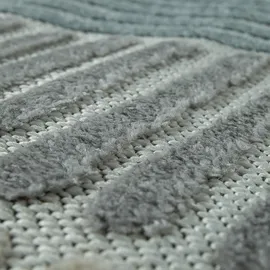 Paco Home Teppich Geometrisches Design Pastell Braun Beige Grau, Grösse:200x290 cm