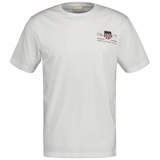 GANT T-Shirt »REG ARCHIVE SHIELD EMB SS T-SHIRT«, von dem Archiv aus den 1980er-Jahren inspiriert, weiß S