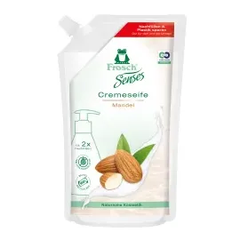Frosch Nachfüllpack Cremeseife, Mandelmilch, 500 ml weiß