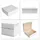Creative Deco Buchbox 24 x 19 x 7,5 cm 1-tlg. Weiß