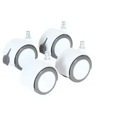 babybay Parkettrollensatz weiß