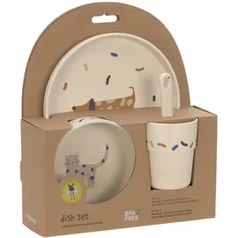 Lässig Dish Set PP/Cellulose Little Mateys royal blue