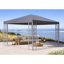 Quick Star Pavillon 4 x 3 m Grau