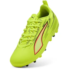 Puma Ultra 6 Play MG Kinder Yellow Alert/Black/Glowing Red 33