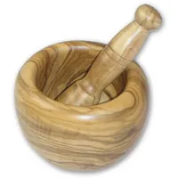 Berard Mörser in Olivenholz 10 cm 1892