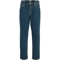 Jack & Jones Junior "JJICHRIS JJORIGINAL SQ 061 JNR", Kinder, Gr. 140, N-Gr, blau (blau denim), Denim/Jeans, Obermaterial: 100% Baumwolle, unifarben, relaxed fit knöchellang, Jeans