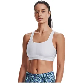 Under Armour Armour Mid Crossback Sport-BH Damen 100 white/white/halo gray M