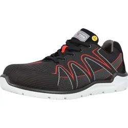 Sicherheitshalbschuhe S3 "S46 BLACK RED" - 45 - schwarz