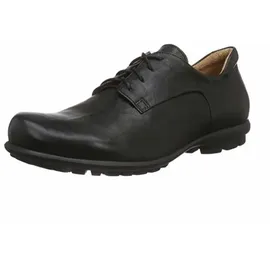 THINK! KONG chromfrei gegerbte nachhaltige Halbschuhe, SCHWARZ 0000