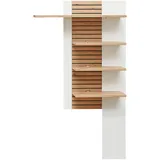 Wohn-Concept Wandpaneel Fresno Weiß 2 St. 96 x 165 x 28 cm