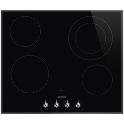 SE364ETBM Einbau Kochfeld Glaskeramik 60 cm Knebelbedienung Neutrales Design
