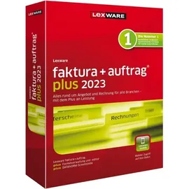 Lexware faktura+auftrag plus 2023 - Jahresversion (deutsch) (PC) (08859-0044)