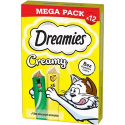 DREAMIES Cremig mit Käse und Katzenminze 12x10g