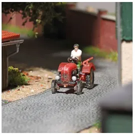 BUSCH 87503 - Traktor Junior mit Bauer 1:120
