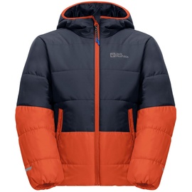 Jack Wolfskin Unisex Kinder Two Hills K Jacket, Carnelian, 12 Jahre