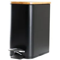 RIDDER Kosmetikeimer, Abfalleimer Amara, 5 Liter schwarz | Gr.: