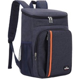 Lixada 18L Kühlrucksack Lunch-Tasche Rucksack, 18L Kühlrucksack isolierte Tasche Auslaufsicher, Picknickrucksäcke für Picknick, Arbeit, Reisen, Camping, Wandern, Ausflügen, BBQ, Männer Frauen