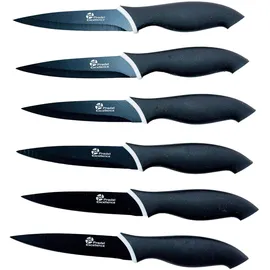 Pradel Excellence CC006N Kasten mit 6 Antihaft-Steakmessern aus rostfreiem Edelstahl, Anisfarben